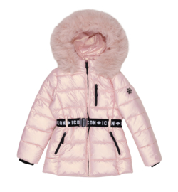 ICON Girls Luxe Puffer Jacket - roze