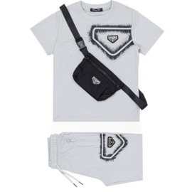 Icon badge & bag set - grijs