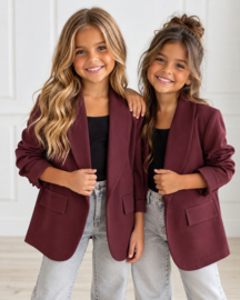 Classy Girl Blazer - bordeaux (verzenddatum 13 okt)