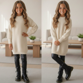 Keep me warm dress - off white