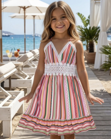 Rainbow Breeze Dress - roze