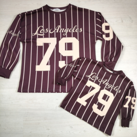Los Angeles 79 Jersey - bordeaux