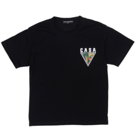 Montemar palm Twinning tee - zwart