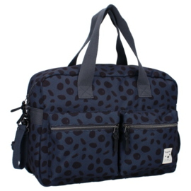 Luiertas navy dotted