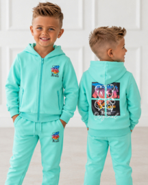 Street Art Icon bear set - mint