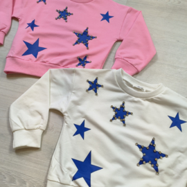 Blue star sweater