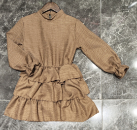 Come closer dress - camel