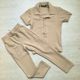Summer evening boys set - beige