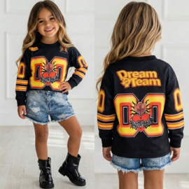 Dream Team 8 Jersey Top - zwart