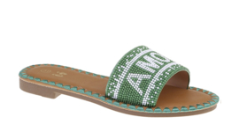 Lovely slippers - green