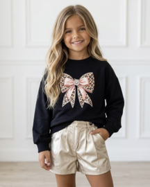 Wild Bow Sweater - zwart