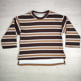 Vintage Stripe Longsleeve - bruin/camel