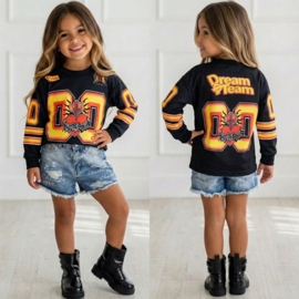 Dream Team 8 Jersey Top - zwart