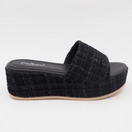 Plateau slipper - Black