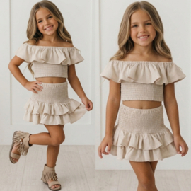 Boulevard skort set - beige