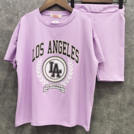 Los Angeles girls summer set - Paars