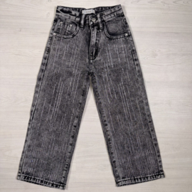 Falling star denim - zwart