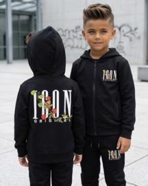 ICON Floral Tracksuit - zwart