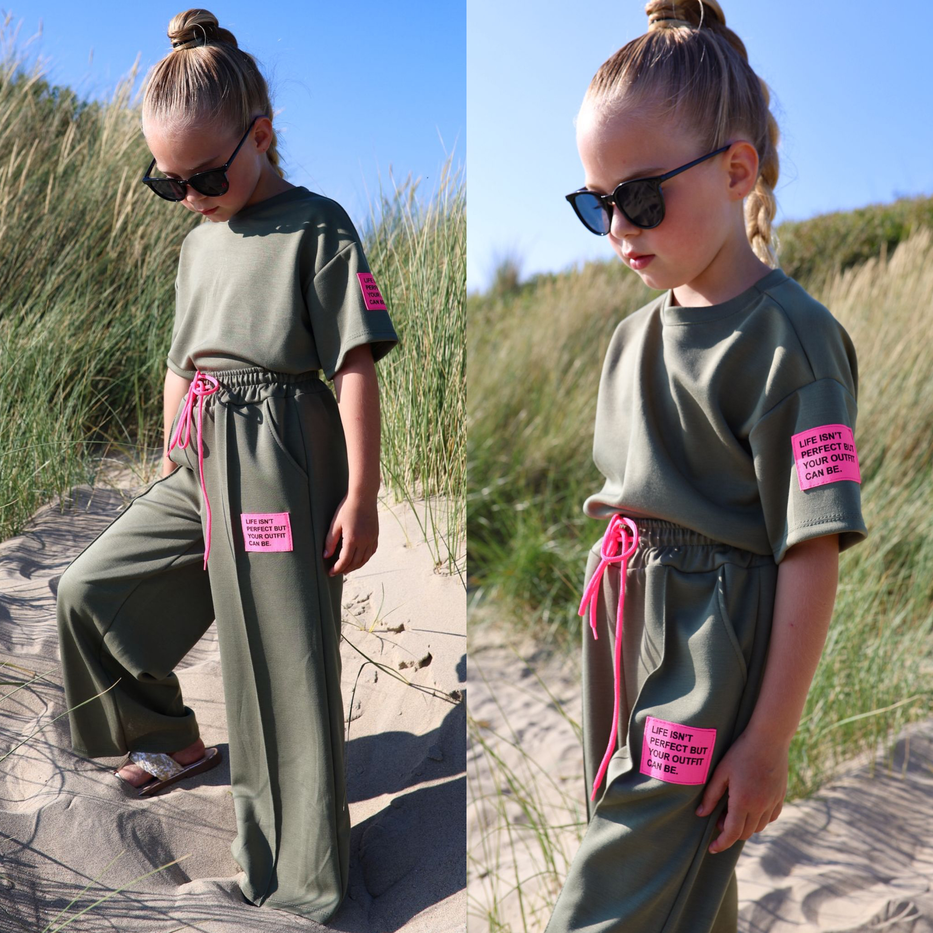 Comfy life pantalon set - groen