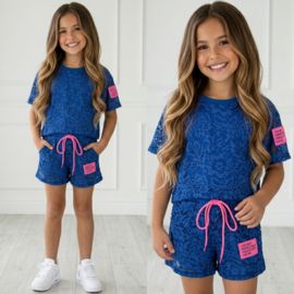 Laced Up Perfect Set - blauw