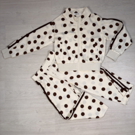 Your Polka Dot Tracksuit - creme