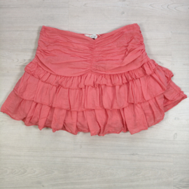 Sunset Ruffle Skirt - coral