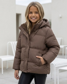 Winter puffer jacket - bruin