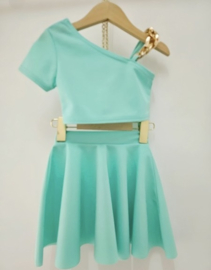 Chain & Skirt set - mint