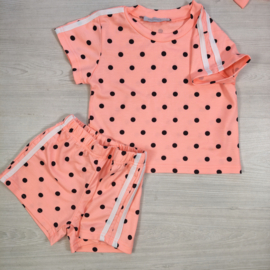 Neon Dot Summer Set - coral