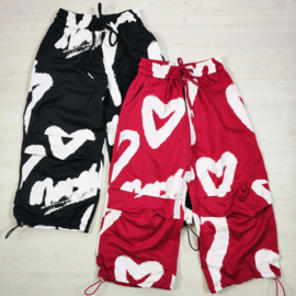 Your Heart Street Pants - rood