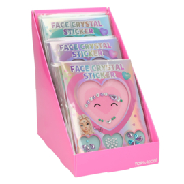 TOPModel face crystal stickers BEAUTY and ME