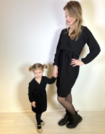 The Mommy & Me glitter dress - zwart