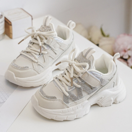 Cool girl sneakers - beige