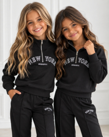 New York zip set - zwart