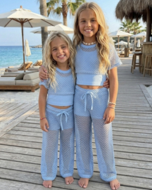 Mesh Beach Chic Set - blauw