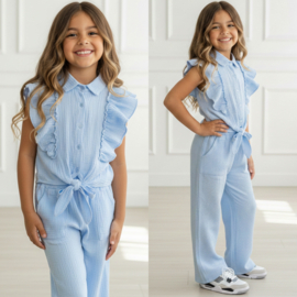 Soft Mouseline Set - blauw