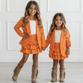 Stylish blazer - oranje