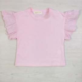 Girls Lace Sleeve Top