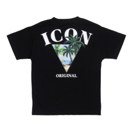 Icon island Twinning tee - zwart