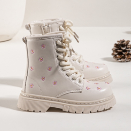 Little daisy boots - beige