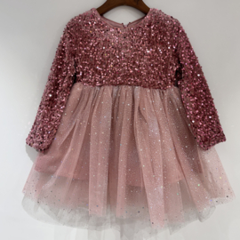 Sparkly tule dress - roze