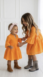 Summer Whisper Dress - roze of oranje