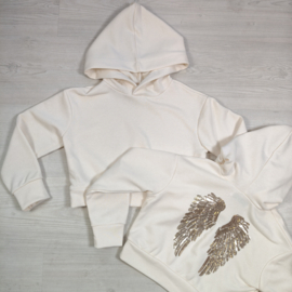 Angel wings hoodie -off white