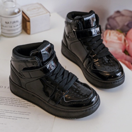 Shine on sneakers - zwart