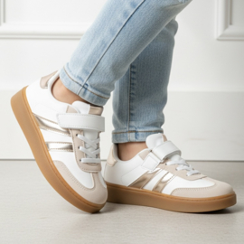 Urban Stripe Sneakers - goud