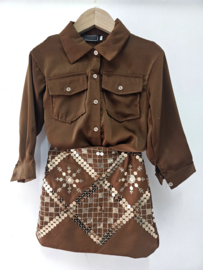 Brown Sparkle Set