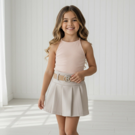 Sunny Rib Halter Top - Lichtroze