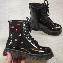 Heart Shine Boots - zwart