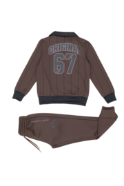Icon varsity tracksuit - bruin (verzenddatum 9 okt)