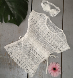 Beachy poncho & headband